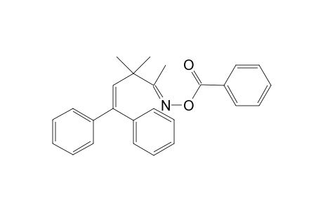 3,3-Dimethyl-5,5-diphenylpent-4-en-2-one O-benzoyloxime