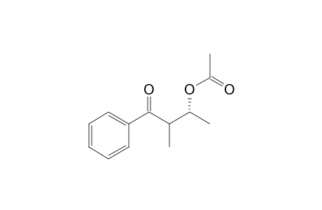(2RS,3R)-3-Acetoxy-2-methyl-1-phenylbutan-1-one