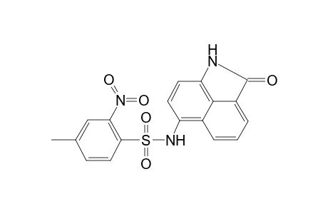 4-Methyl-2-nitro-N-(2-oxo-1,2-dihydrobenzo[cd]indol-6-yl)benzenesulfonamide
