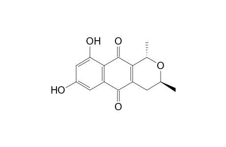 (1S,3S)-1,3-dimethyl-7,9-bis(oxidanyl)-3,4-dihydro-1H-benzo[g]isochromene-5,10-dione