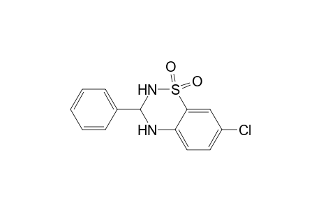 2H-1,2,4-Benzothiadiazine, 7-chloro-3,4-dihydro-3-phenyl-, 1,1-dioxide