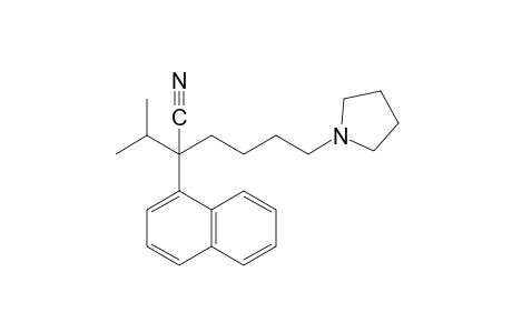 alpha-ISOPROPYL-alpha-(4-PYRROLIDINYLBUTYL)-1-NAPHTHALENEACETONITRILE