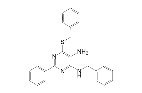 4(N)-Benzyl-6-(benzylthio)-2-phenylpyrimidine-4,5-diamine