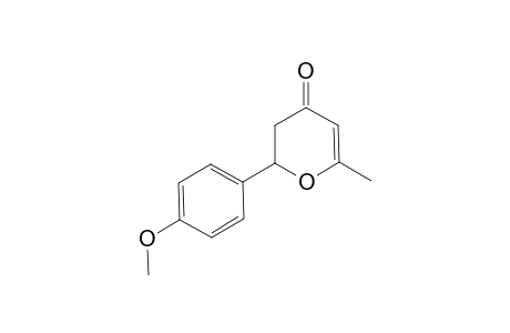 2,3-Dihydro-2-(4-methoxyphenyl)-6-methyl-4H-pyran-4-one