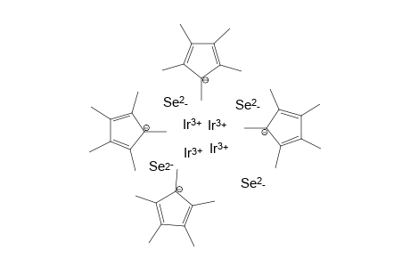iridium(III) tetrakis(1,2,3,4,5-pentamethylcyclopenta-2,4-dien-1-ide) tetraselenide