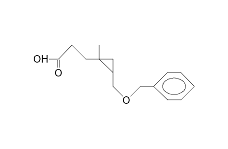 cis-2-(Benzyloxy-methyl)-1-methyl-cyclopropanepropanoic acid