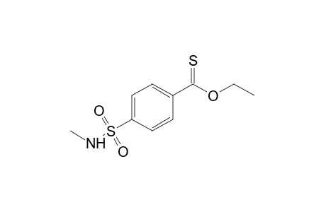 p-(methylsulfamoyl)thiobenzoic acid, O-ethyl ester