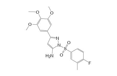 1H-pyrazol-5-amine, 1-[(4-fluoro-3-methylphenyl)sulfonyl]-3-(3,4,5-trimethoxyphenyl)-