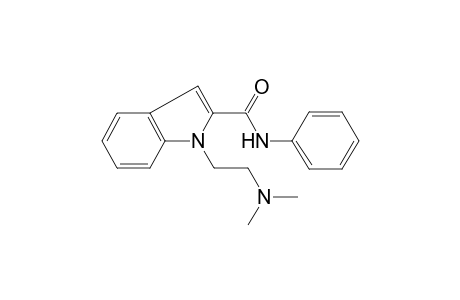 1H-Indole-2-carboxamide, 1-[2-(dimethylamino)ethyl]-N-phenyl-