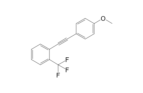 1-[2'-(p-Methoxyphenyl)ethynyl]-2-(trifluoromethyl)benzene
