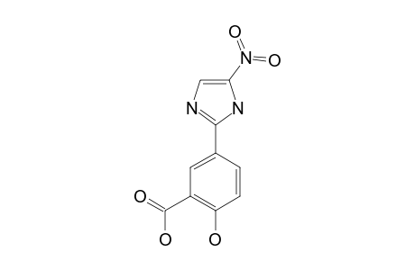 2-HYDROXY-5-(5-NITRO-1H-IMIDAZOL-2-YL)-BENZOIC-ACID