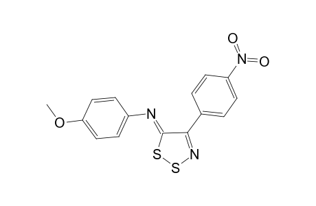 4-[(4'-Methoxyphenyl)imino]-5-[4"-nitrophenyl]-1,2,3-dithiazole