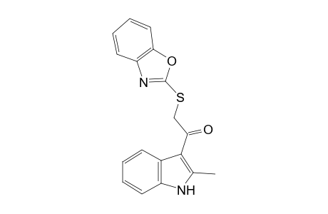 2-(1,3-Benzoxazol-2-ylsulfanyl)-1-(2-methyl-1H-indol-3-yl)ethanone