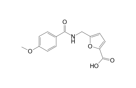 5-[(p-anisoylamino)methyl]-2-furoic acid