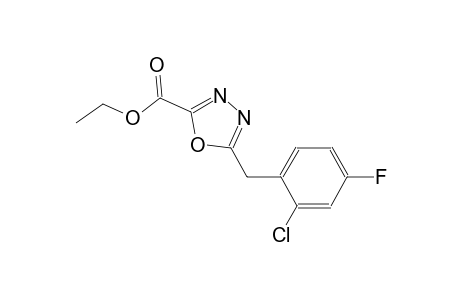 1,3,4-oxadiazole-2-carboxylic acid, 5-[(2-chloro-4-fluorophenyl)methyl]-, ethyl ester