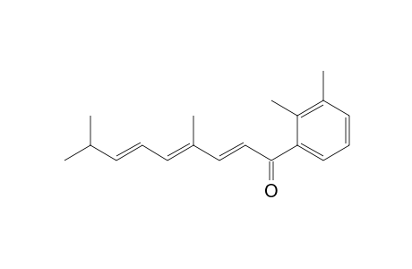 (2E,4E,6E)-1-(2,3-dimethylphenyl)-4,8-dimethyl-1-nona-2,4,6-trienone