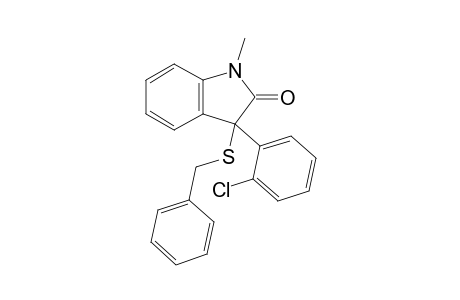 3-(Benzylthio)-3-(2-chlorophenyl)-1-methylindolin-2-one