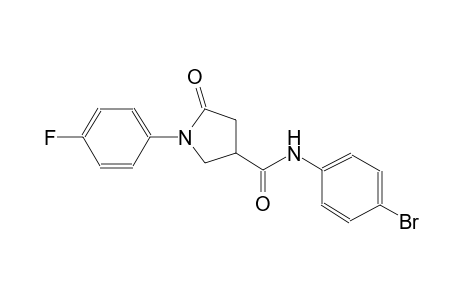 3-pyrrolidinecarboxamide, N-(4-bromophenyl)-1-(4-fluorophenyl)-5-oxo-