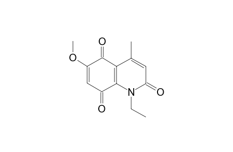 6-Methoxy-1-ethyl-4-methyl-2-,5,8(1H)-quinonetrione