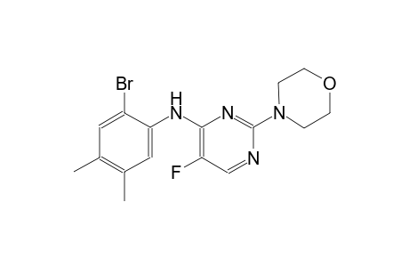 4-pyrimidinamine, N-(2-bromo-4,5-dimethylphenyl)-5-fluoro-2-(4-morpholinyl)-