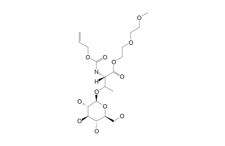 N-(ALLYLOXYCARBONYL)-O-(BETA-D-GALACTOPYRANOSYL)-L-THREONINE-(METHOXYMETHYL)-ETHYLESTER