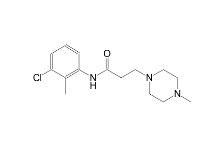 1-piperazinepropanamide, N-(3-chloro-2-methylphenyl)-4-methyl-