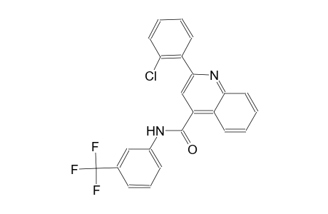 2-(2-chlorophenyl)-N-[3-(trifluoromethyl)phenyl]-4-quinolinecarboxamide