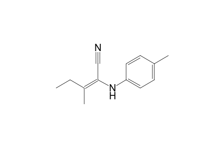 (E/Z)-3-Methyl-2-(p-tolylamino)pent-2-enenitrile