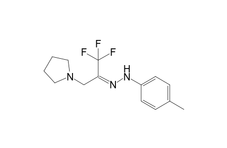 N-[2-(4-Methylphenylhydrazono)-3,3,3-trifluoropropyl]pyrrolidine