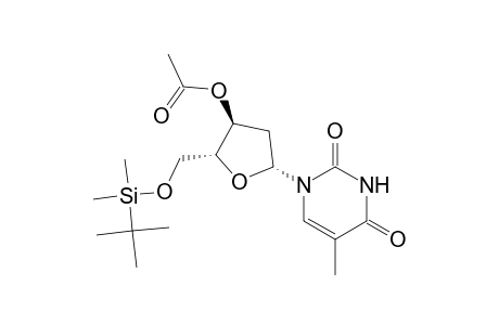 Thymidine, 5'-O-[(1,1-dimethylethyl)dimethylsilyl]-, 3'-acetate