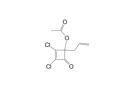 4-Acetoxy-2,3-dichloro-4-(2-propenyl)-2-cyclobutenone