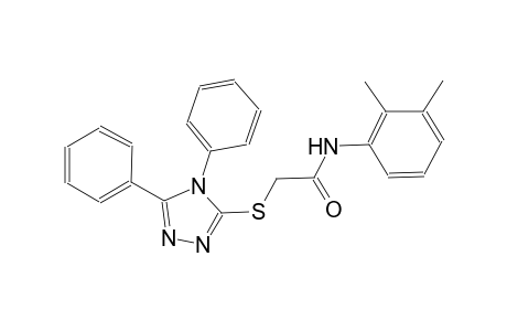 N-(2,3-dimethylphenyl)-2-[(4,5-diphenyl-4H-1,2,4-triazol-3-yl)sulfanyl]acetamide