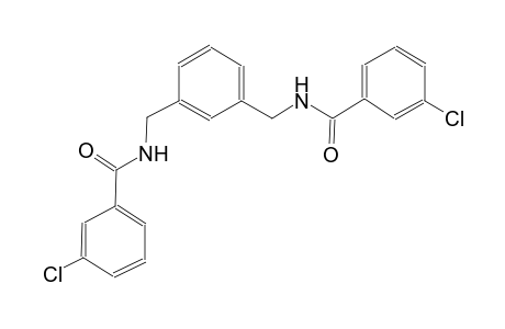 3-chloro-N-(3-{[(3-chlorobenzoyl)amino]methyl}benzyl)benzamide