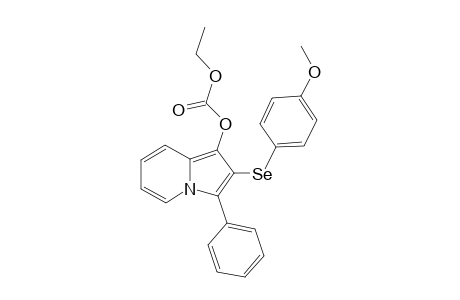 Ethyl (2-((4-methoxyphenyl)selanyl)-3-phenylindolizin-1-yl)carbonate