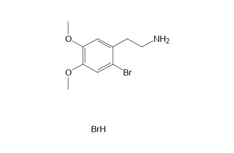 2-BROMO-4,5-DIMETHOXYPHENETHYLAMINE, HYDROBROMIDE