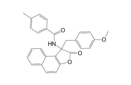 N-(1-(4-Methoxybenzyl)-1,2-dihydro-2-oxonaphtho[2,1-b]furan-1-yl)-4-methylbenzamide
