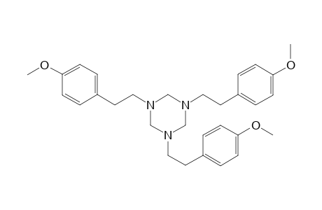 N,N',N"-Tris(.beta.-(4'-methoxyphenyl)ethyl]hexahydro-s-triazine