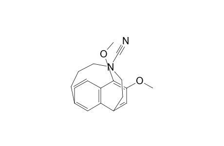 10,11-Dimethoxy-1,4,5,6-tetrahydro-7,9-etheno-3-benzazecine-3(2H)-carbonitrile