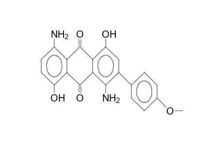 1,5-Diamino-4,8-dihydroxy-2-(4-methoxy-phenyl)-anthraquinone