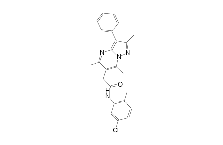 pyrazolo[1,5-a]pyrimidine-6-acetamide, N-(5-chloro-2-methylphenyl)-2,5,7-trimethyl-3-phenyl-