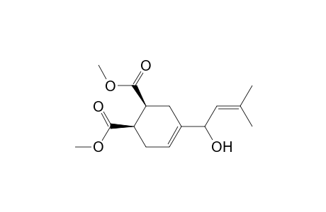 cis-1,2-di(methoxycarbonyl)-4-(1-hydroxy-3-methyl-2-butenyl)-4-cyclohexene