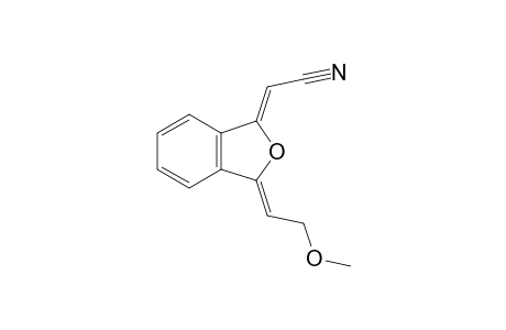 (Z)-2-[(Z)-3-(2-Methoxyethylidene)isobenzofuran-1(3H)-ylidene]acetonitrile