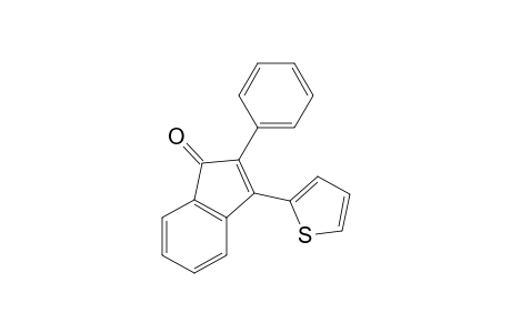 1H-Inden-1-one, 2-phenyl-3-(2-thienyl)-