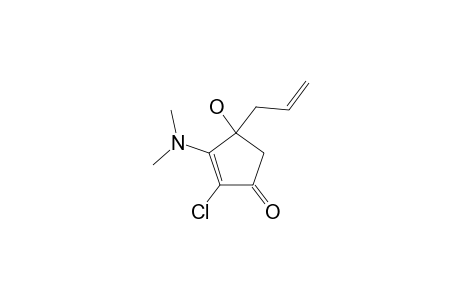 4-ALLYL-2-CHLORO-3-DIMETHYLAMINO-4-HYDROXY-2-CYCLOPENTENONE