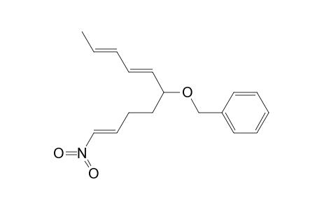 (+/-)-(1E,6E,8E)-1-nitro-5-(phenylmethoxy)-1,6,8-decatriene