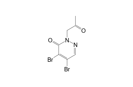 4,5-DIBROMO-1-(2-OXOPROPYL)-PYRIDAZIN-6-ONE