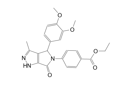 ethyl 4-(4-(3,4-dimethoxyphenyl)-3-methyl-6-oxo-4,6-dihydropyrrolo[3,4-c]pyrazol-5(1H)-yl)benzoate