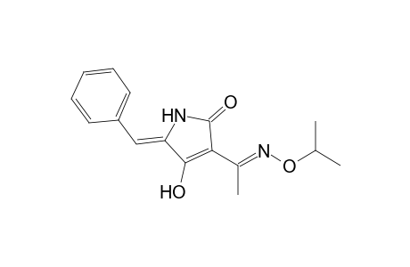 (Z)-5-benzylidene-4-hydroxy-3-((E)-1-(isopropoxyimino)ethyl)-pyrroline-2-one