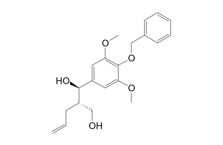 (1R,2S)-2-Allyl-1-[4-(benzyloxy)-3,5-dimethoxyphenyl]propane-1,3-diol