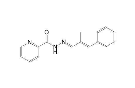 2-pyridinecarboxylic acid, 2-[(E,2E)-2-methyl-3-phenyl-2-propenylidene]hydrazide